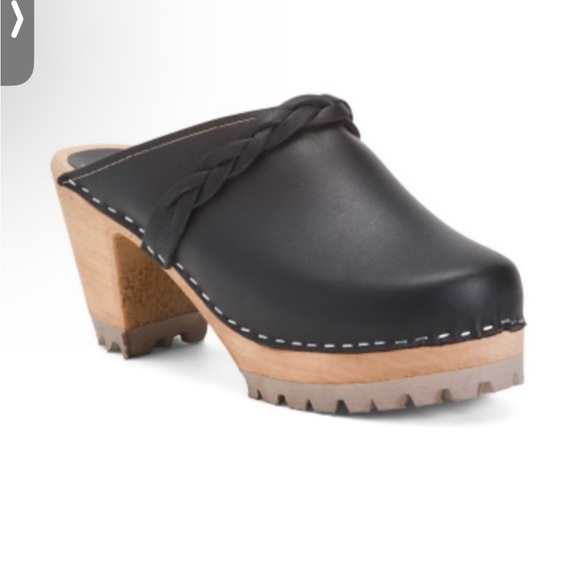 MIA leather platform slip on clog, New in box - Picture 1 of 6